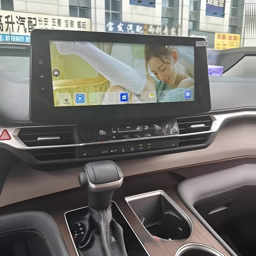 For Toyota Granvia SIENNA 2022 2021 12.3inch QLED Screen Carplay Android 14 8G+256G 4G LTE Car Video Player GPS WIFI Head Unit