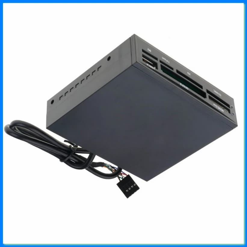 Lettore di schede USB HUB integrato per case PC, adattatore per schede di memoria TFlash per disco rigido HDD da 3,5 pollici - AC17