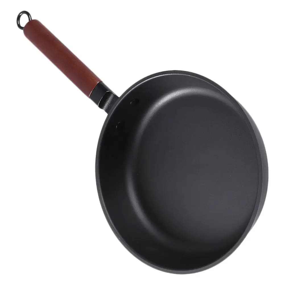 Non-Stick Pan Flat Base Efficient Heat Distribution for Gas Induction Omelette Pancake Steak Cooking Iron Frying Pan