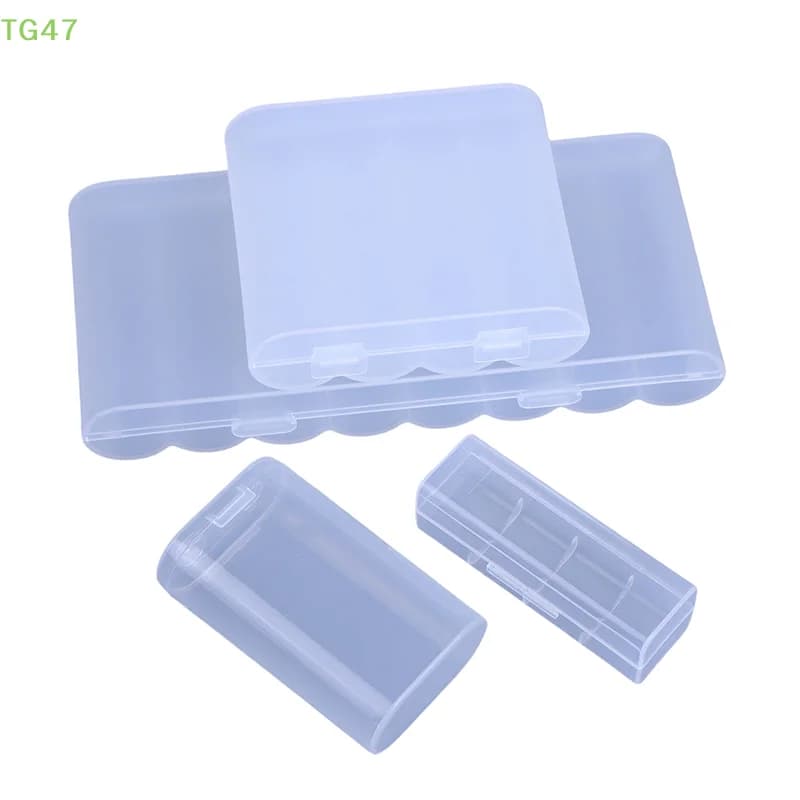 【LS】1/3PCS 1 Section/2 Section/4 Section/8 Section 21700 Battery Anti Fall Protection Box 21700 Battery PP Plastic Storage Box