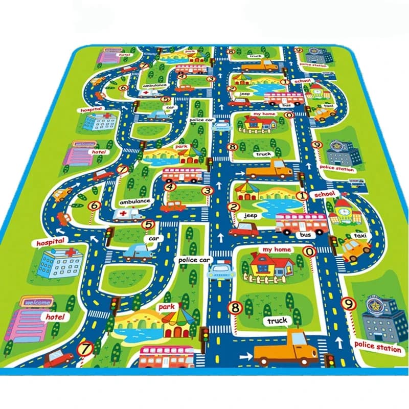 Tappetino da gioco per bambini in schiuma Giocattoli per tappetino per bambini Tappeto per bambini Tappetino per lo sviluppo Tappetino in gomma Eva Puzzle Schiuma Play 4 Tappetino carino per asilo nido