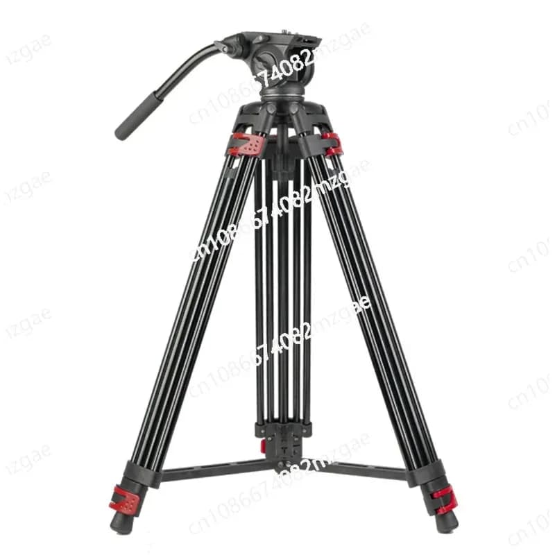 Treppiede per fotocamera reflex con gimbal idraulico portatile da 1,8 m