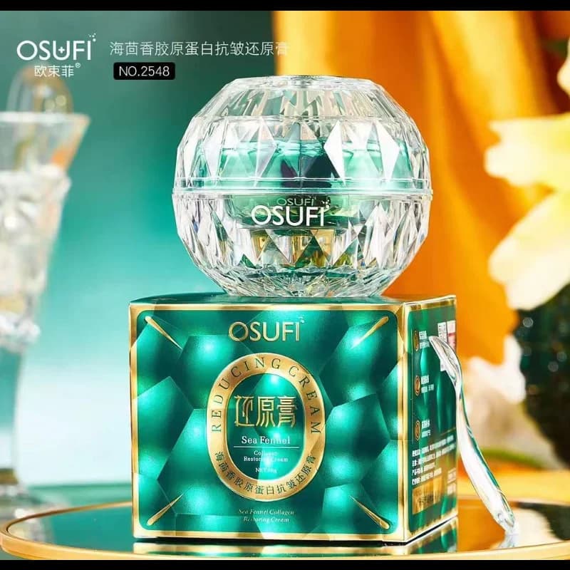 OSUFI Seaside collagen cream 50g Anti-wrinkle cream moisturizing whitening rejuvenation for Korean cosmetics Skin care
