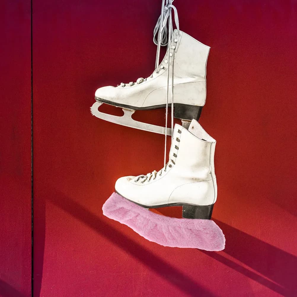 2 Paia di Coprilama per Pattini da Ghiaccio, Protezioni Resistenti Elastiche per Lame di Pattini da Hockey e Pattinaggio Artistico, Mantengono le Lame Affilate e Asciutte