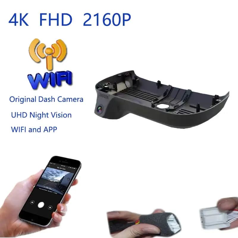 4K Plug And Play Car Video Wifi DVR DashCam Dash Room for Great Wall Haval XiaoLong MAX A07 B07 2023 2024