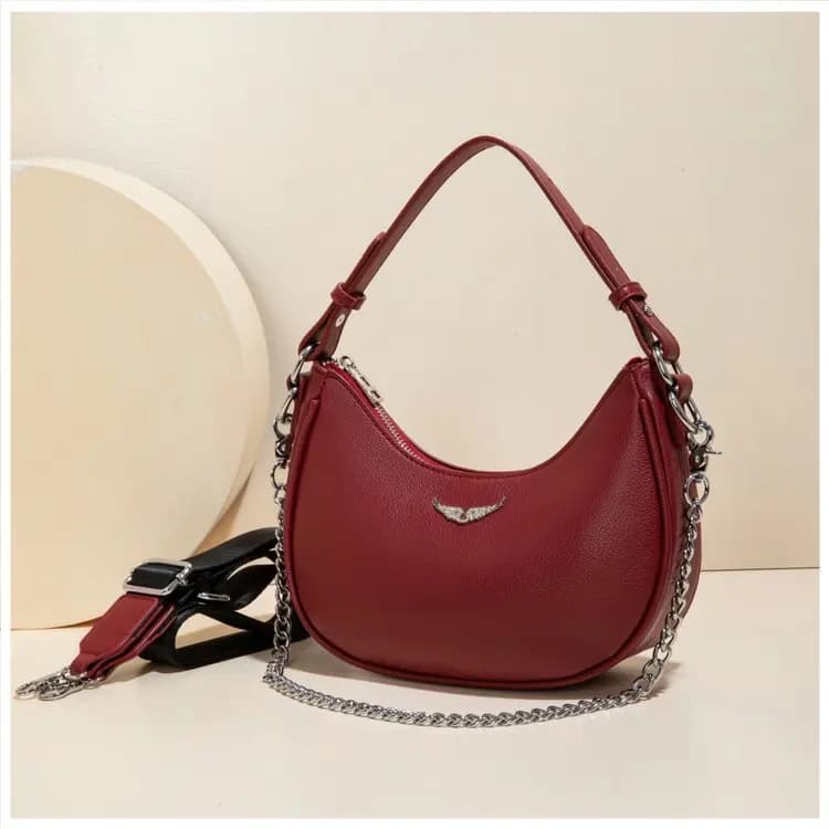 Borsa Fasciatoio Classica di Lusso alla Moda per Donne, Elegante Borsa in Pelle con Design Minimalista e Tracolla Trendy