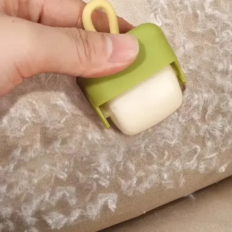 Rullo levapelucchi lavabile Rullo per vestiti riutilizzabile portatile Dispositivo per la rimozione dei peli di animali domestici Spazzola per eliminare la polvere Strumento appiccicoso per capelli