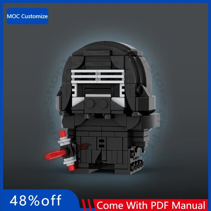 289 PCS Cube Figure Ben MOC Customize Modular Building Block Creative Design Technology Educational DIY Boys Festival Toy Gift