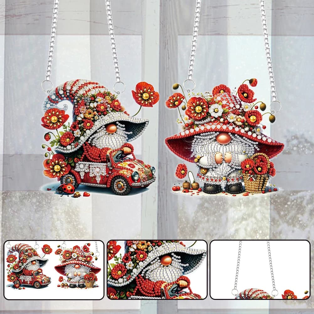 Kit Pittura Diamante Fai da Te, Decorazione Artistica da Appendere, Artigianato Creativo Portatile per Casa, Ufficio e Stanza