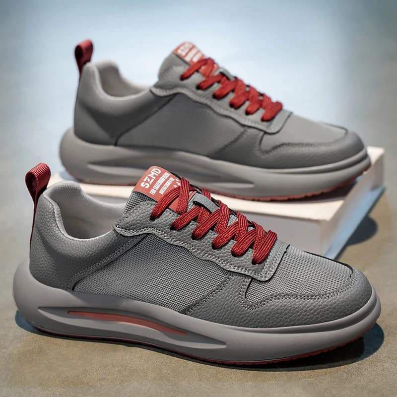 Heel Protection Unisex Mesh Running Shoes Front Foot Breathable Layout Long Time Outdoor Walking Shoes