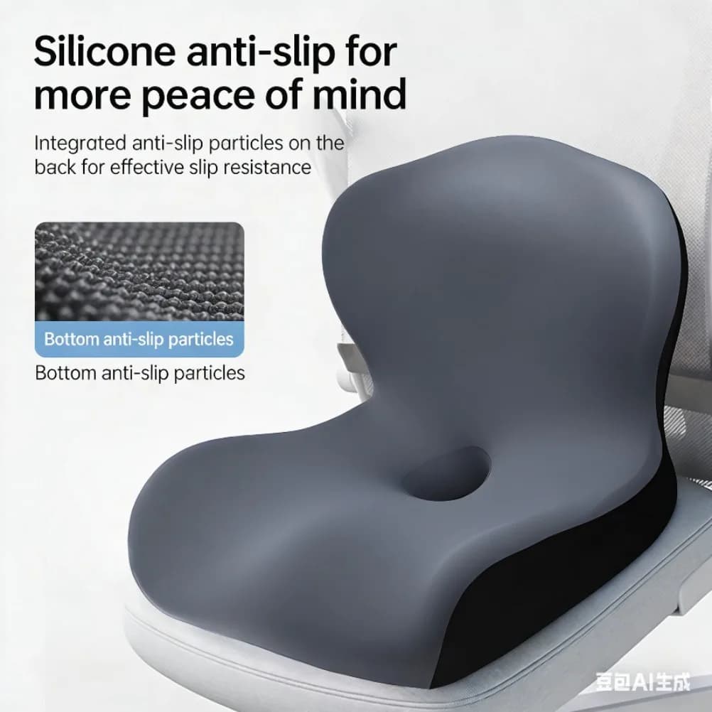 Cuscino Integrato in Memory Foam per Sedia da Ufficio, Tatami, Auto, Poltrona Relax, Studenti