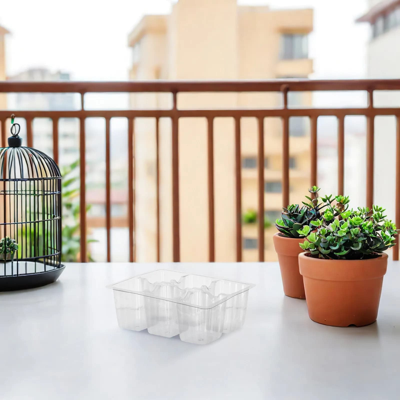 Vassoi per Semina e Germinazione con Drenaggio, Contenitori per Propagazione e Giardinaggio, Vasi per Fiori