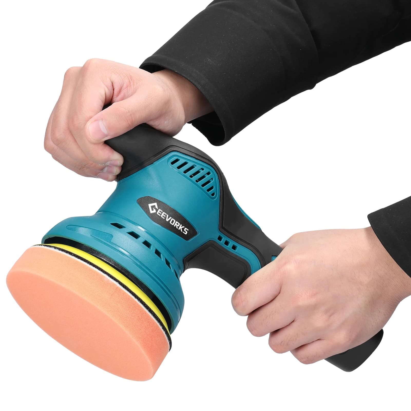 Lucidatrice per auto eccentrica senza fili 8 marce di velocità Lucidatrice automatica elettrica regolabile Ceretta multifunzionale per metalli Legno G