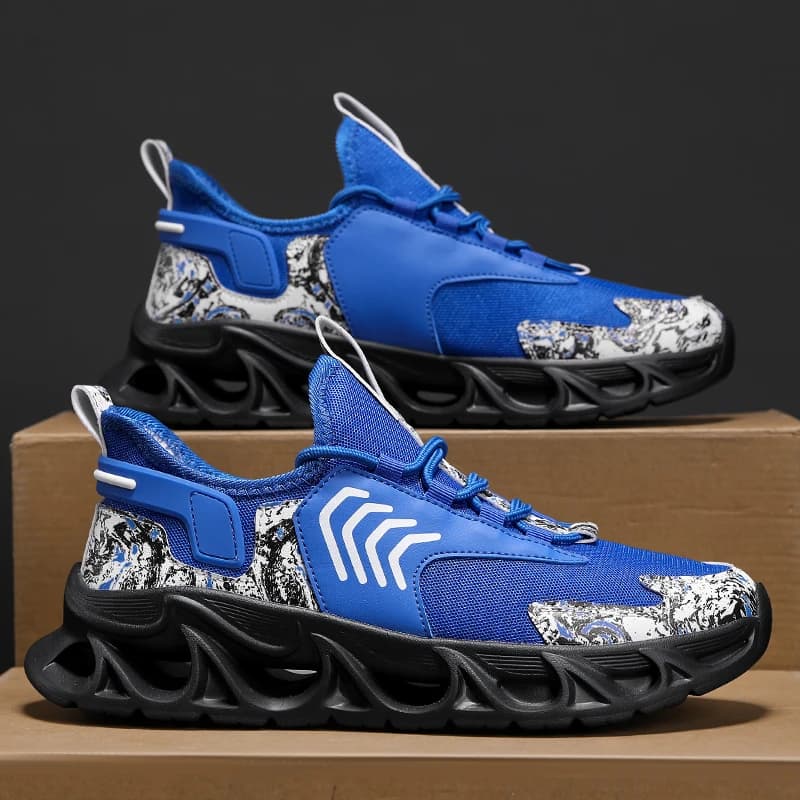 ELUVA Men Sports Shoes Outdoor Breathable Running Shoe Lightweight Tennis Shoes Men Comfortable Sneakers Shoe Man