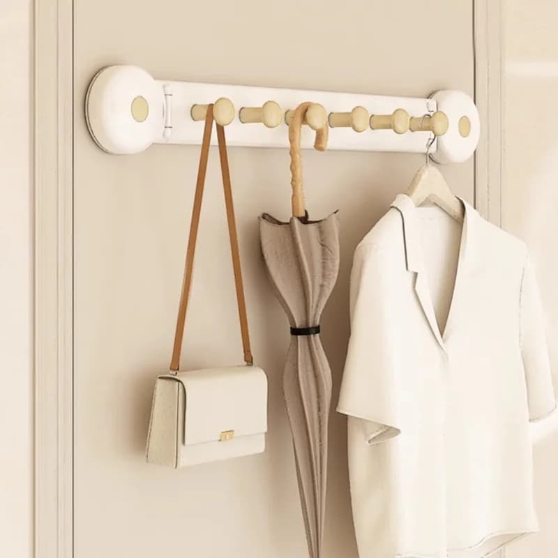 Potenti Ganci a Ventosa Girevoli per Porta, Adesivi, Senza Foratura, per Camera da Letto e Bagno