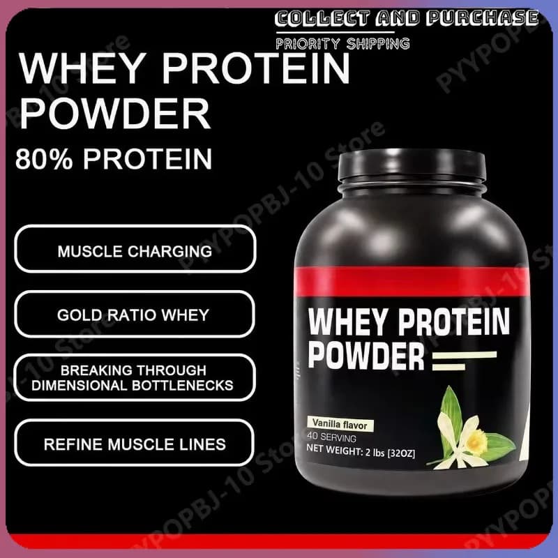 40 Servings Whey Protein Powder Gold Ratio Whey High Quality Milk Bodybuilding Fitness No Added Hormones Variety of Flavors