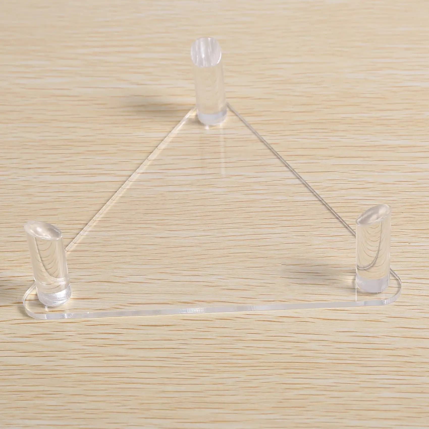 NEW HOT In Stock-Acrylic Ball Stand - Holds Footballs, Basketballs, Volleyballs Or Soccer Balls - Display Stand Or Holder