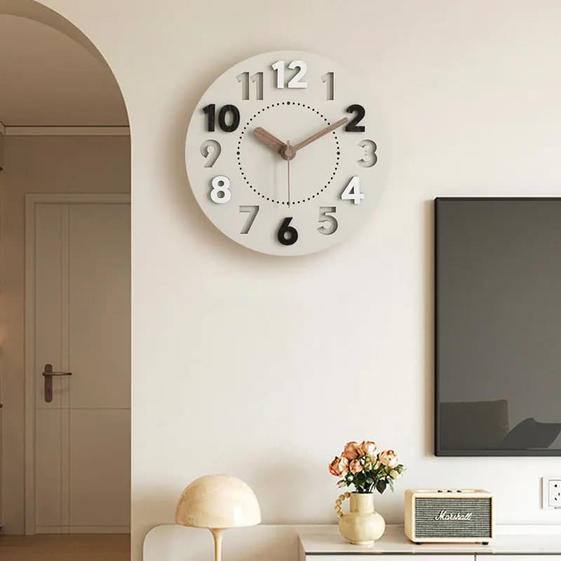 Wall clock Living room A modern and simple home Creative wall decoration in Reloj Digital De Pared style