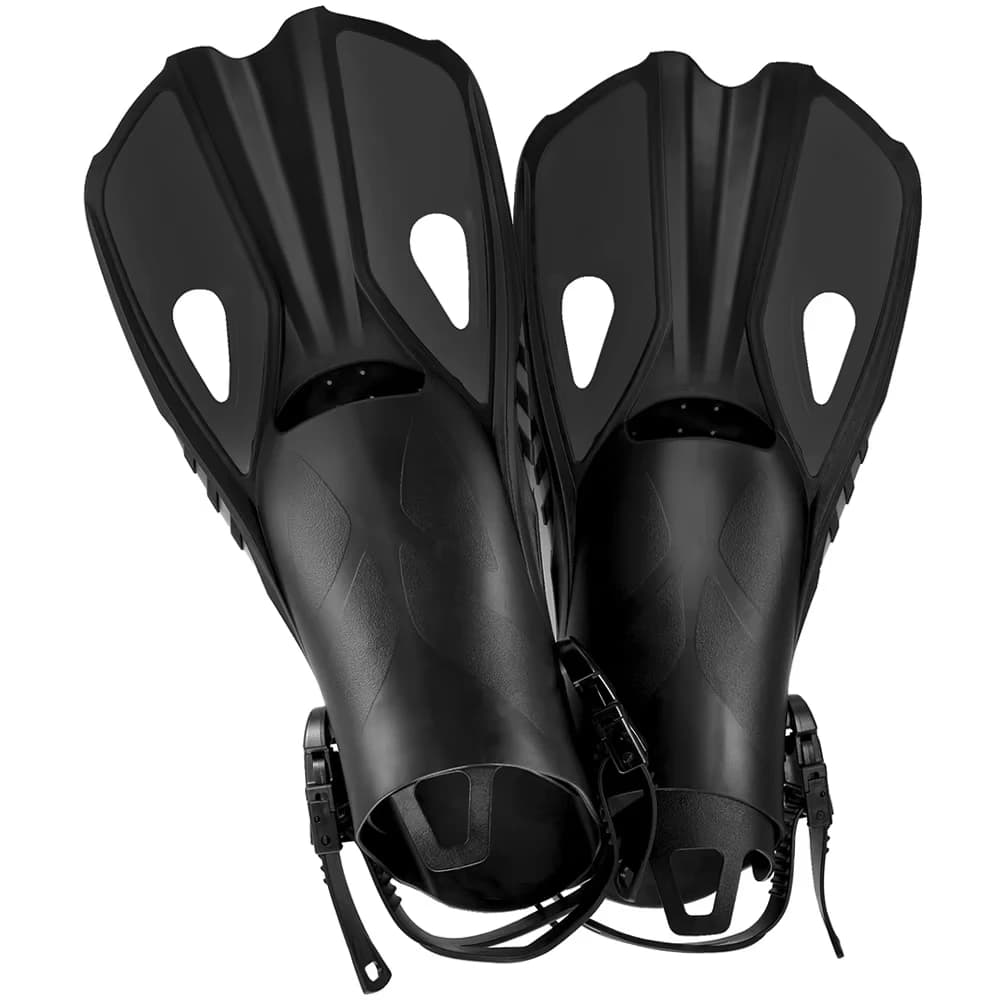 Snorkeling Pins Swimming Pins Frog Shoes for Short Dives duck web Adjustable silicone travel size Open heel Men Adults Women Young Kids
