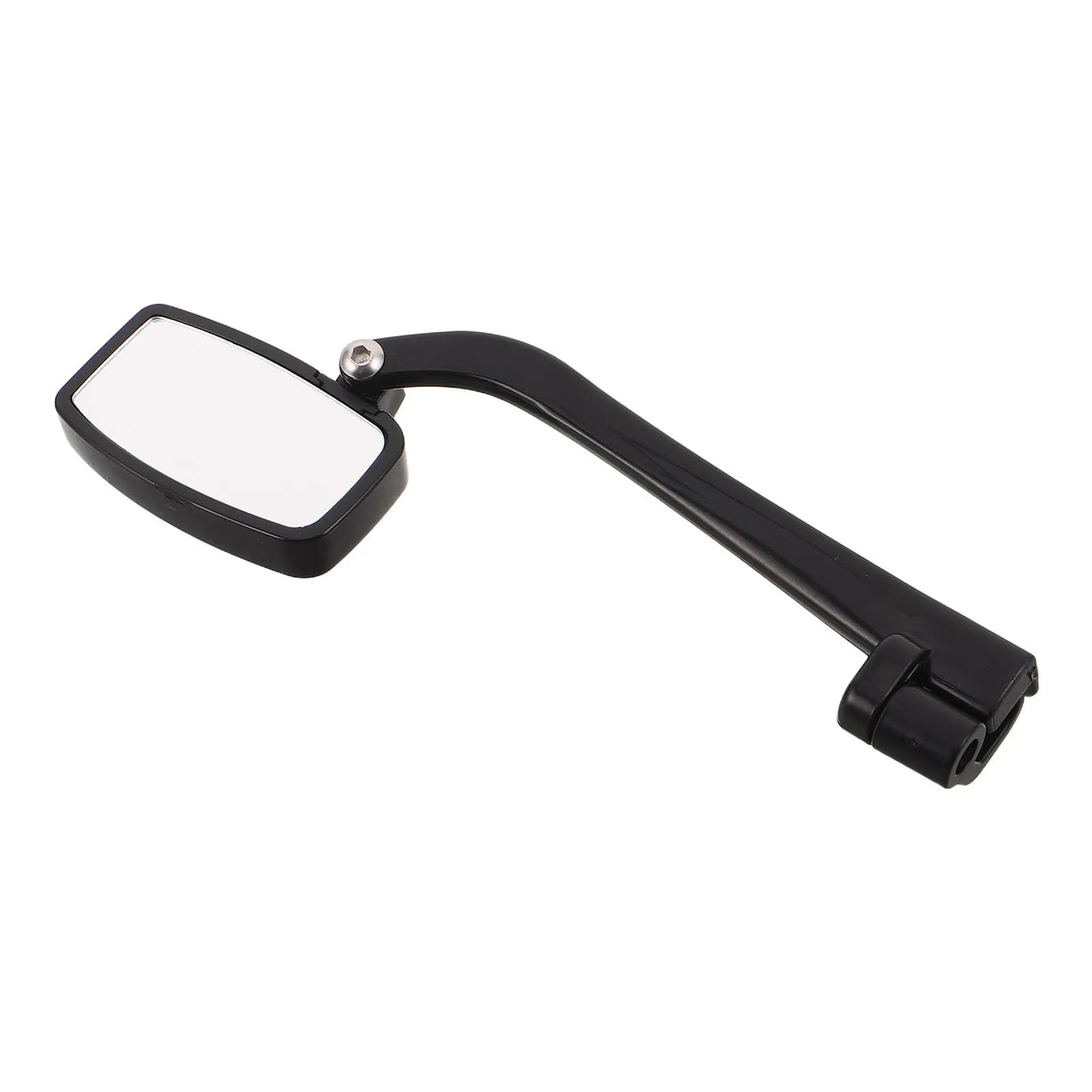 Adjustable Bike Rearview Mirror for Cycling Goggles and Helmets Clip-on Design Wide Secure Fit Rain Resistant