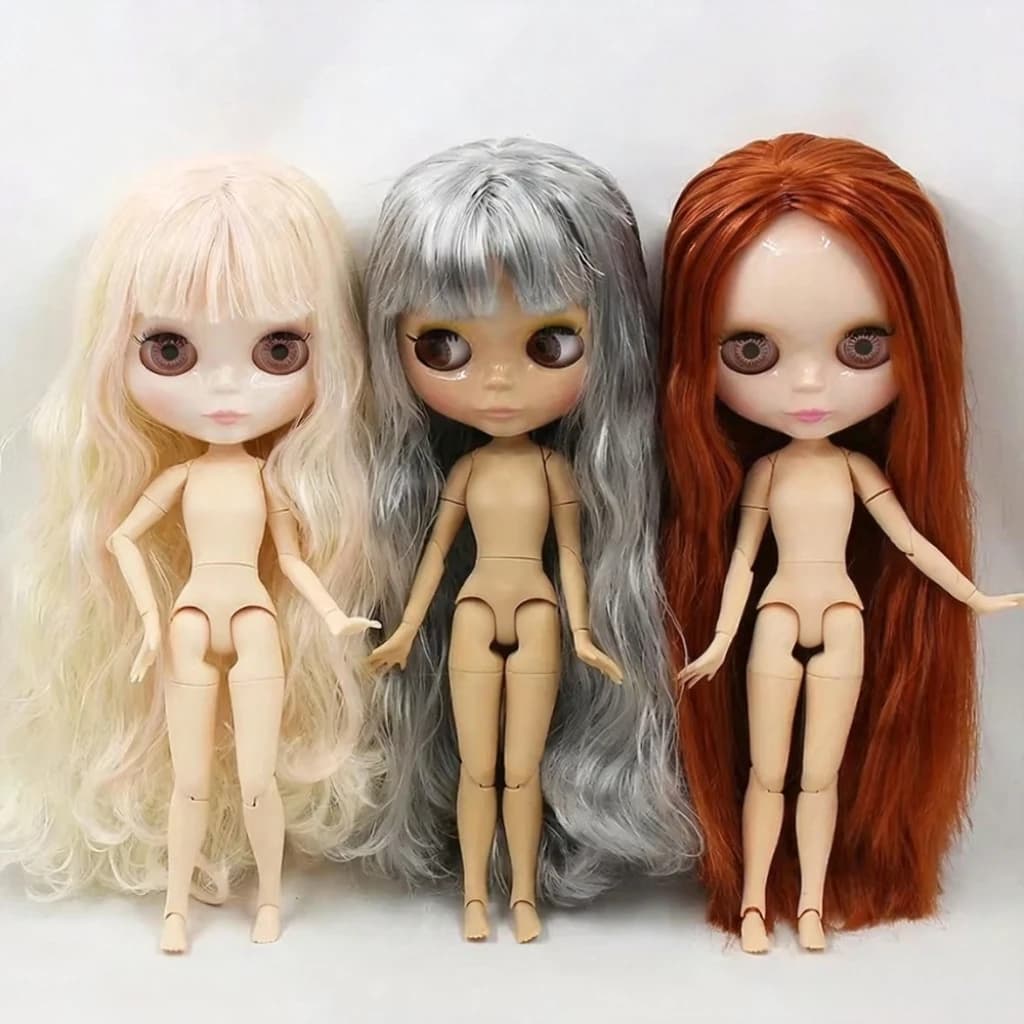 ICY DBS Blyth Doll 19 articolazioni Corpo 30CM Bambola con viso opaco/lucido con mani extra Giocattolo fai da te per ragazze