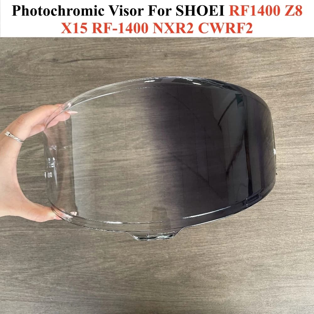 Photochromic Visor For SHOEI Z8 NXR2 RF1400 RF-1400 CWR-F2 CWR-F2R X15 X-SPR Pro Shield Sunscreen Windshield Visera Accessories