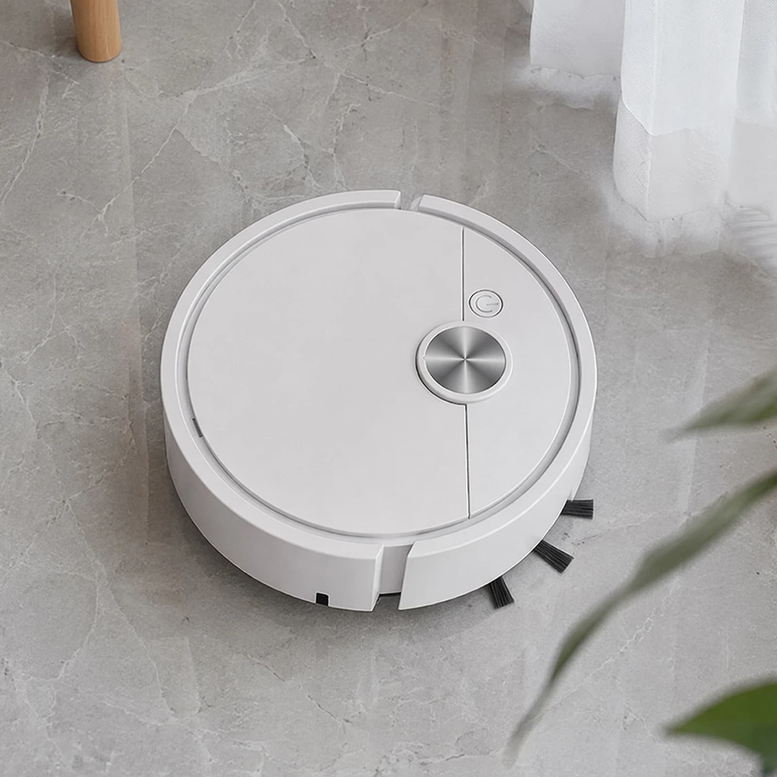 3 In 1 Mini Robots Vacuum Cleaner Lightweight Smart Cleaning Machine Easy To Use Mini Car Robot Vacuum for Car&Home Cleanings