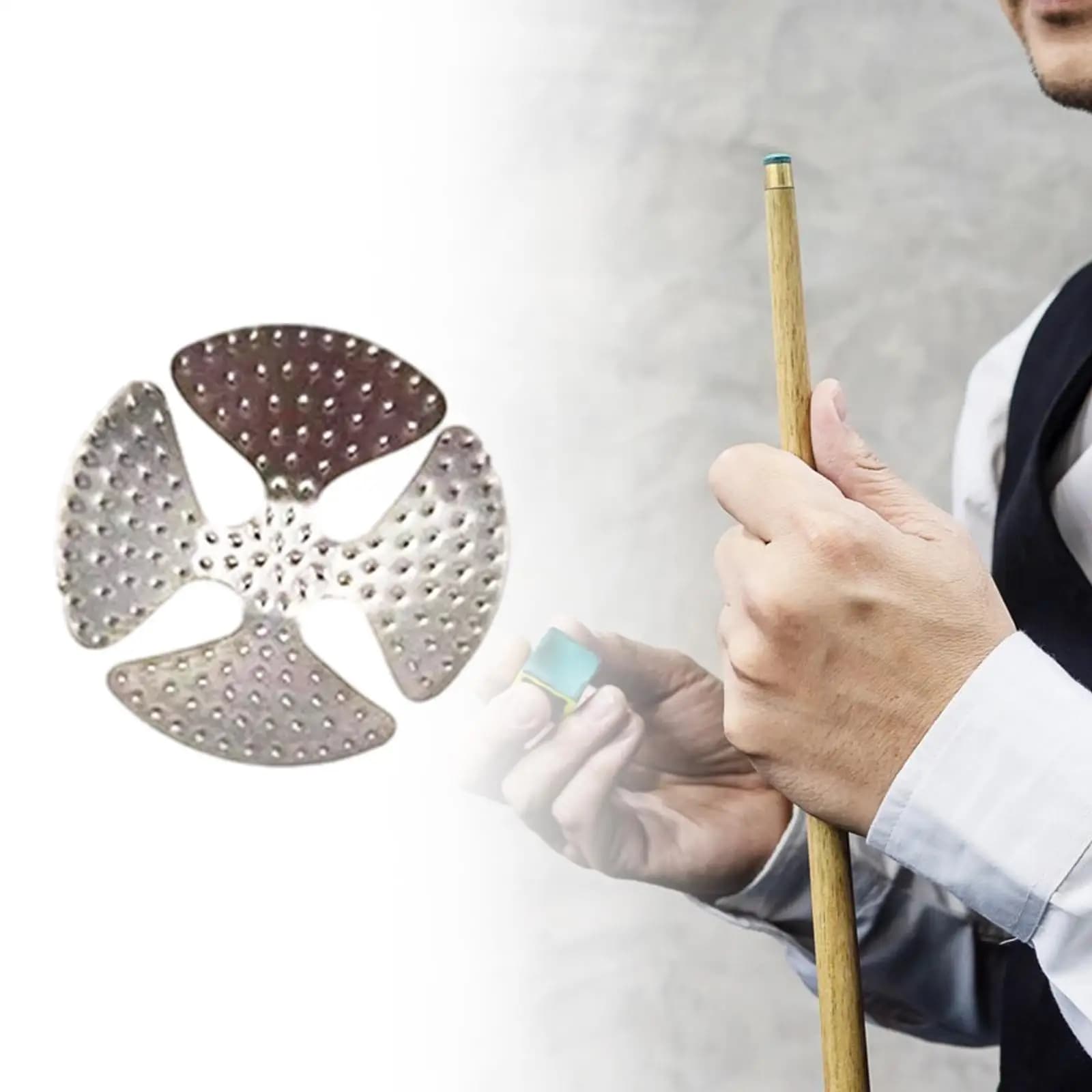 Snooker Pool Cue Tip Shaper Accessorio da biliardo Cue Tip Scuffer Burnisher Strumenti di manutenzione lisci Strumento di riparazione per stecche da biliardo
