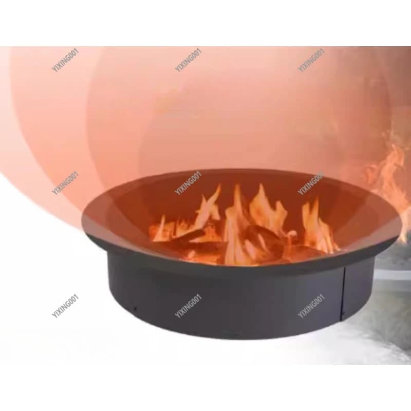 Carbon Steel Arms - Removable Heating Oven Multi-Size Firewood Heavy Duty Fire Plate Outdoor Camping Ring