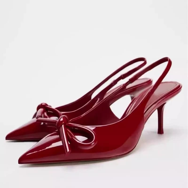 New Summer Women's Sandals 2026, Elegant High Heels in Punta con Tacco Open, Luxury Casual slippers for Party and Beach