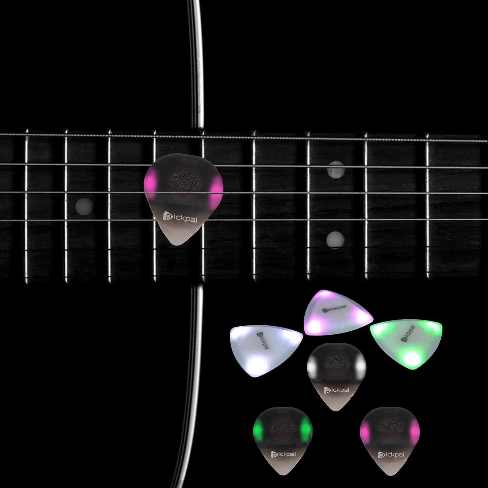 6x Plettri per chitarra luminosi Plettri per chitarra luminosi per professionisti delle prestazioni
