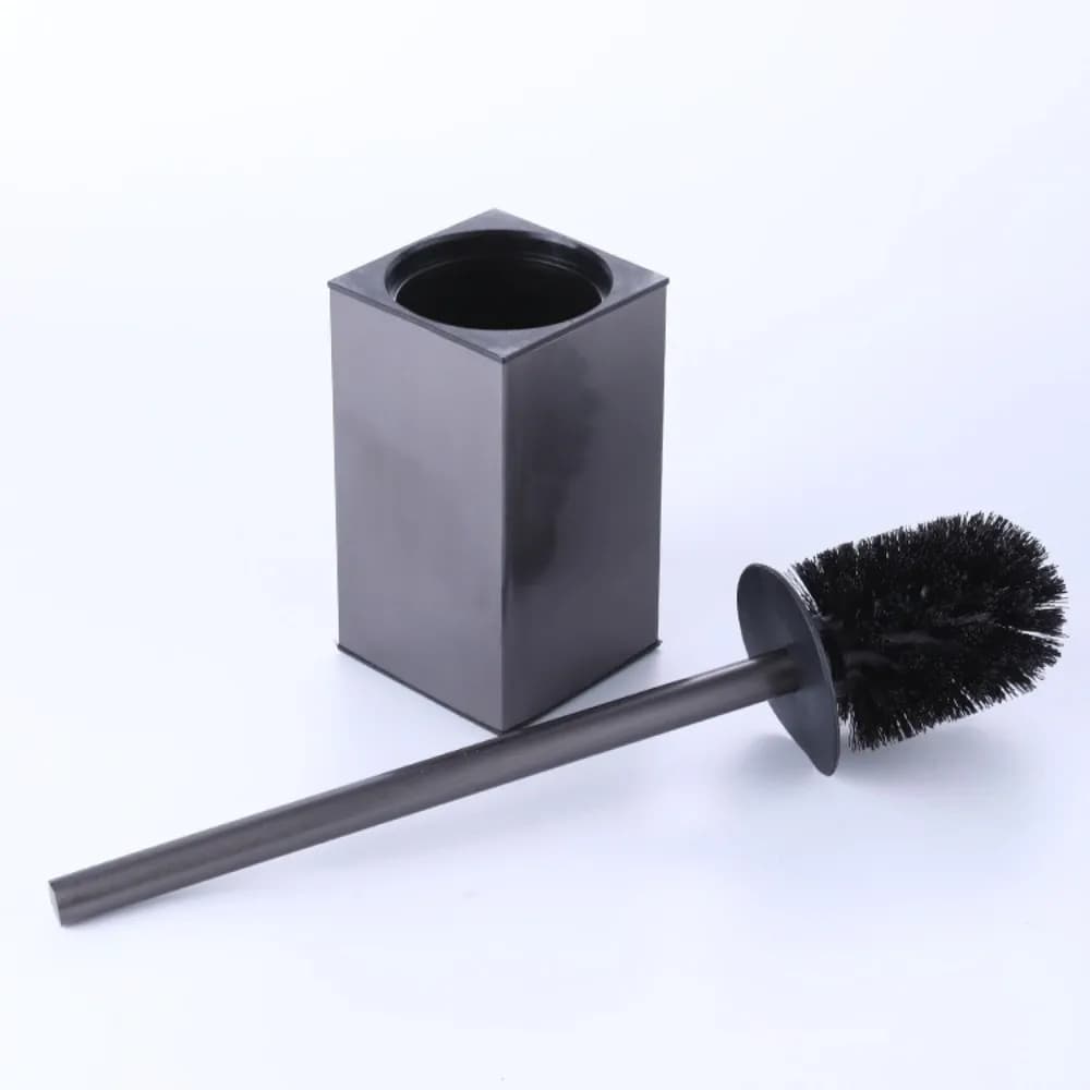 Set di scopini per WC con copertura antispruzzo, cilindro interno rimovibile, scopino per la pulizia del WC in acciaio inossidabile, antiruggine, senza angoli morti