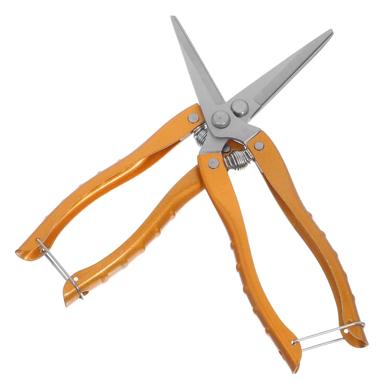 2Pcs Stainless Steel Garden Pruners Pruning Shears for Gardening Flower Shears Plant Scissors Trim Branches Neat Cut Labor
