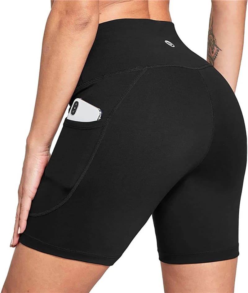 High Waist Yoga Shorts for Women 2025 Gym Shorts Athletic Fitness Sport Jogging pants Gym Running Cycling Shorts
