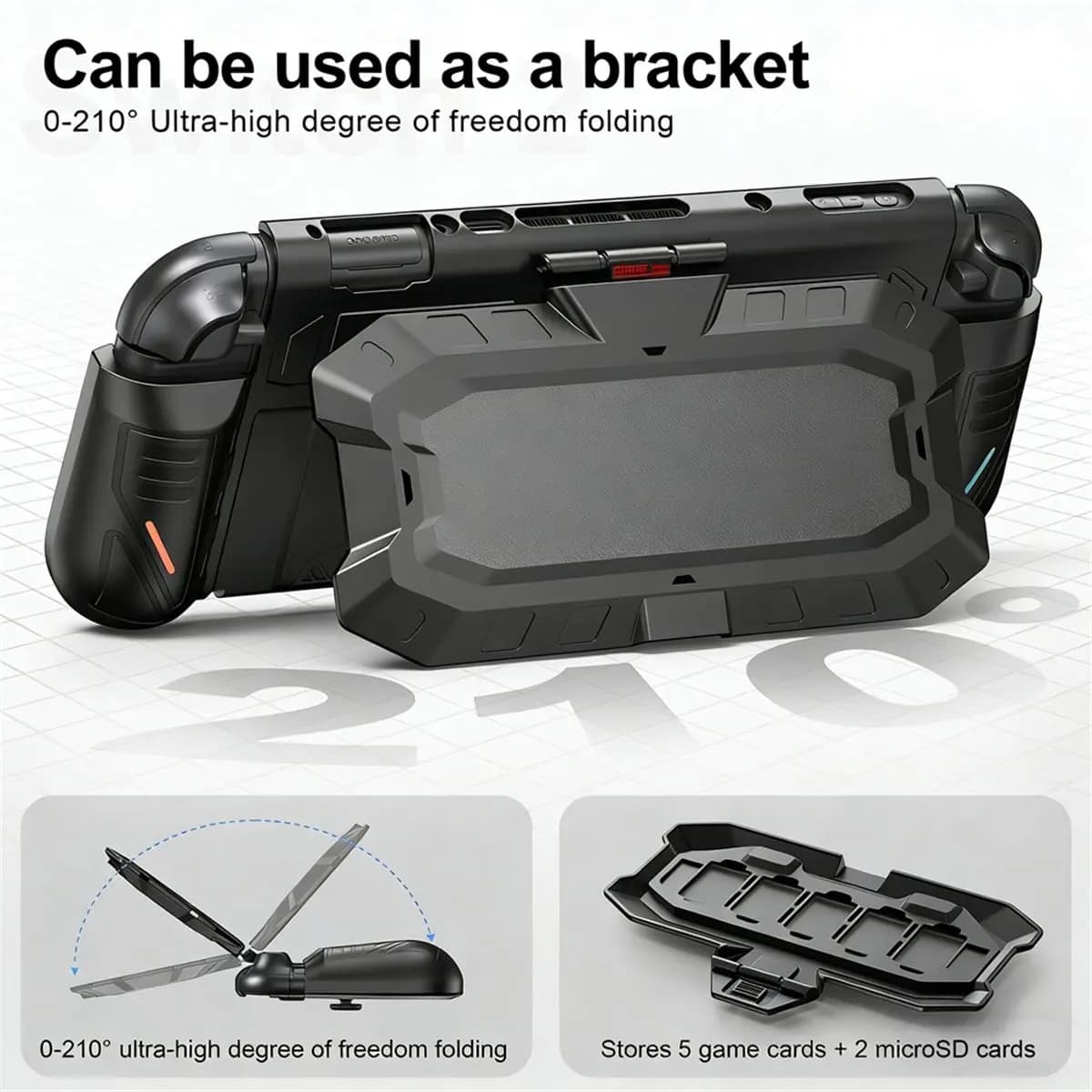 Custodia protettiva in TPU OKgood per Nintendo Switch 2, antiurto, a copertura totale, per console da gioco portatile Switch 2