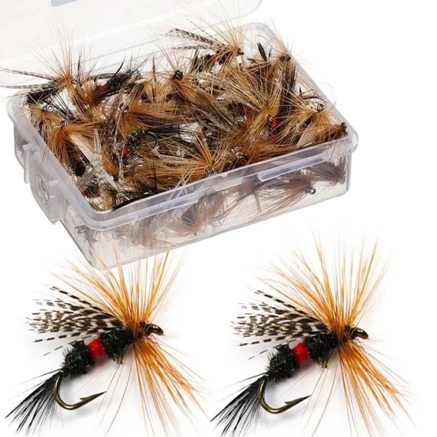 5/10/20Pcs insetti mosche esche da pesca a mosca Dragonfly Topwater Bait Dry FliesTrout Caddisfly artificiale Dries
