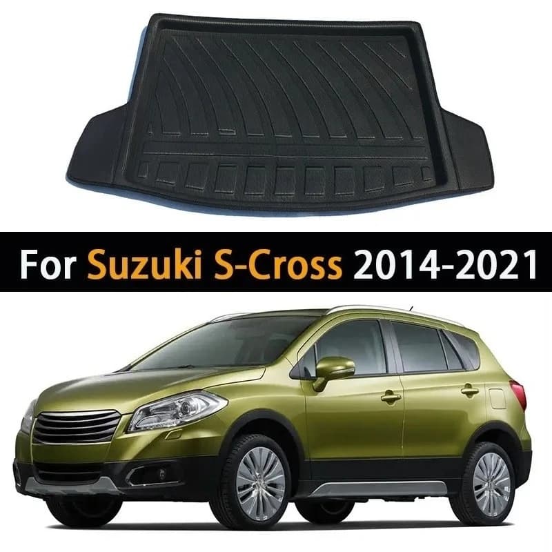 Per Suzuki NUOVO SX4 S-Cross 2014-2021 Crossover JY Auto Baule Posteriore Zerbino Impermeabile Rivestimento Del Pavimento Parti Vassoio Boot Tappeto accessori