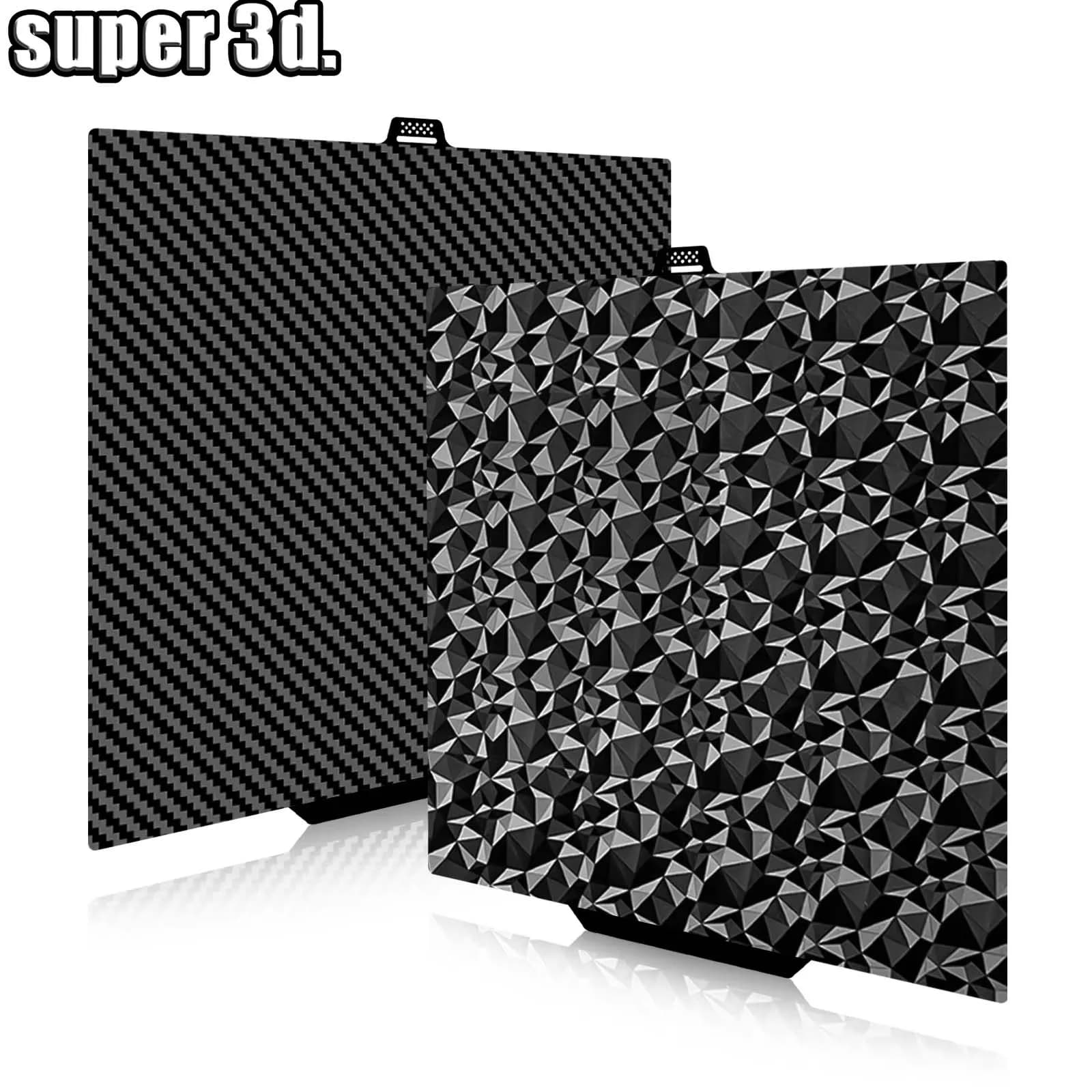 For QIDI Q2 Q2 Combo 3D Printer Build Plate Heat Bed Double Side PEO PET Smooth Plate Spring Steel Sheet 280x280mm Bed Plate