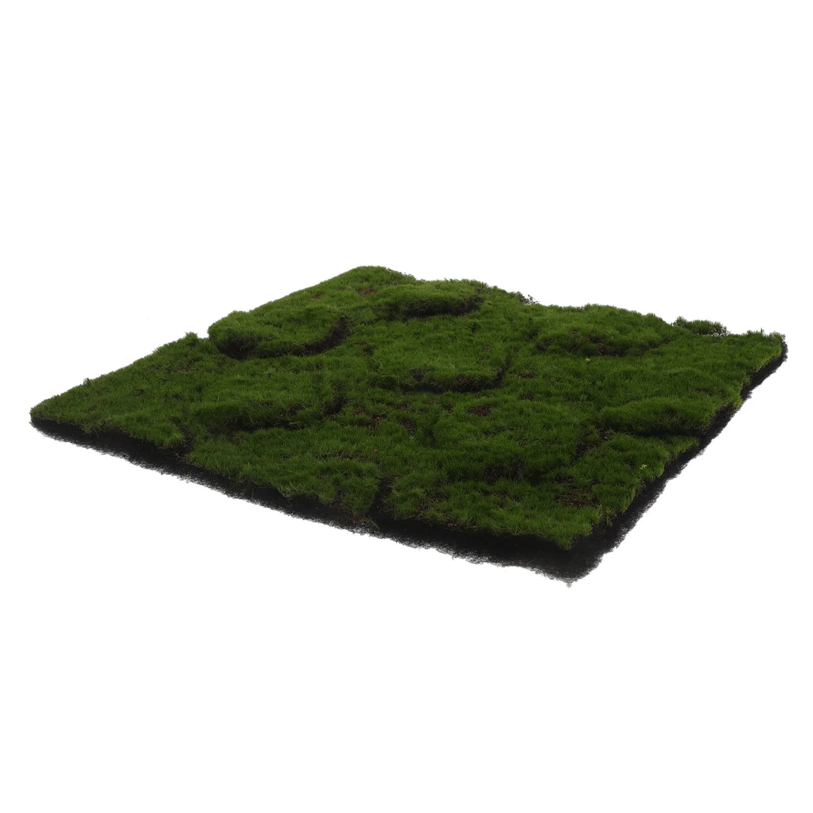 Simulation Artificial Moss Mat 12x12 Inch Artificial Moss Rug Carpet Balcony Terrace Decor Realistic Fake Grass Rug Mat