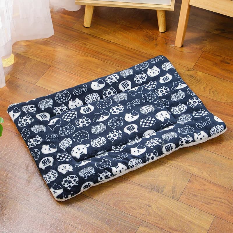 Cucce per Cani Kawaii, Tappetini Piccoli per Gatti, Extra-Large, in Pile, Riscaldanti, Impermeabili, da Interno, Solide, Semi-Chiuse, Portatili, Anti-Perdita, con Fodera, per Cuccioli
