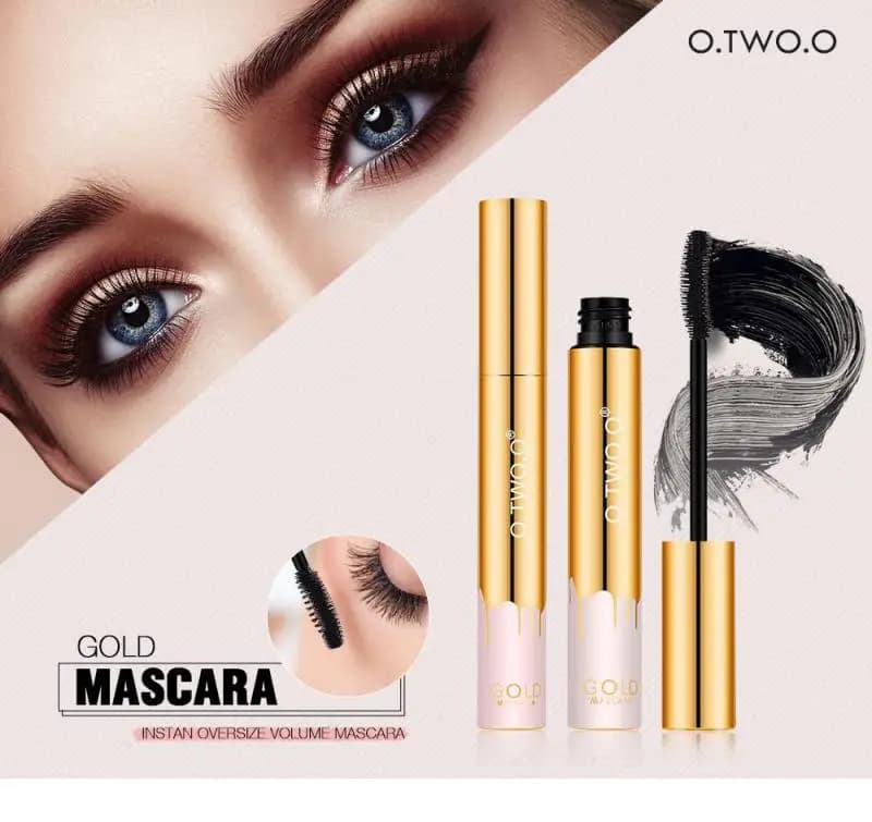 3D Mascara Black Lash Extension ciglia Eye Lashes Brush Beauty Makeup ciglia lunghe arricciate dorate a lunga tenuta