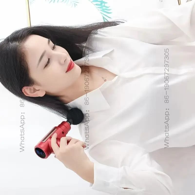 Mini Massaggiatore Muscolare Elettrico Portatile Silenzioso per Uomo e Donna - Massaggiatore a Percussione Creativo per Meridiani