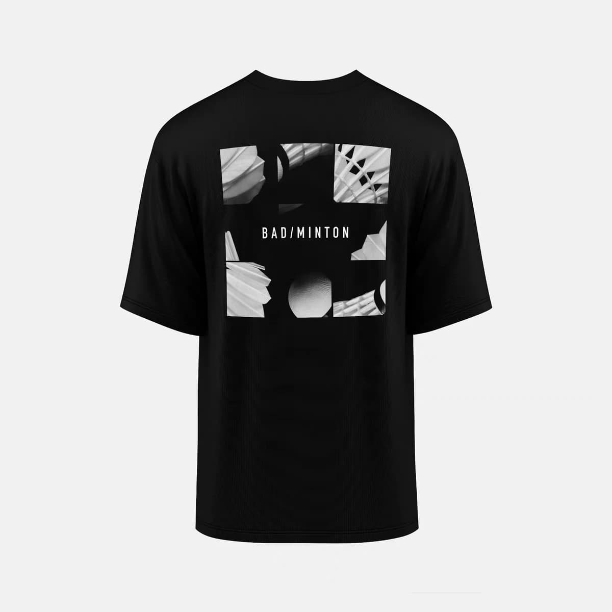 Heavyweight 260g Badminton Puzzle Original Design Pure Cotton Trendy Brand T-Shirt Youth Summer Sport Casual round Neck Short...
