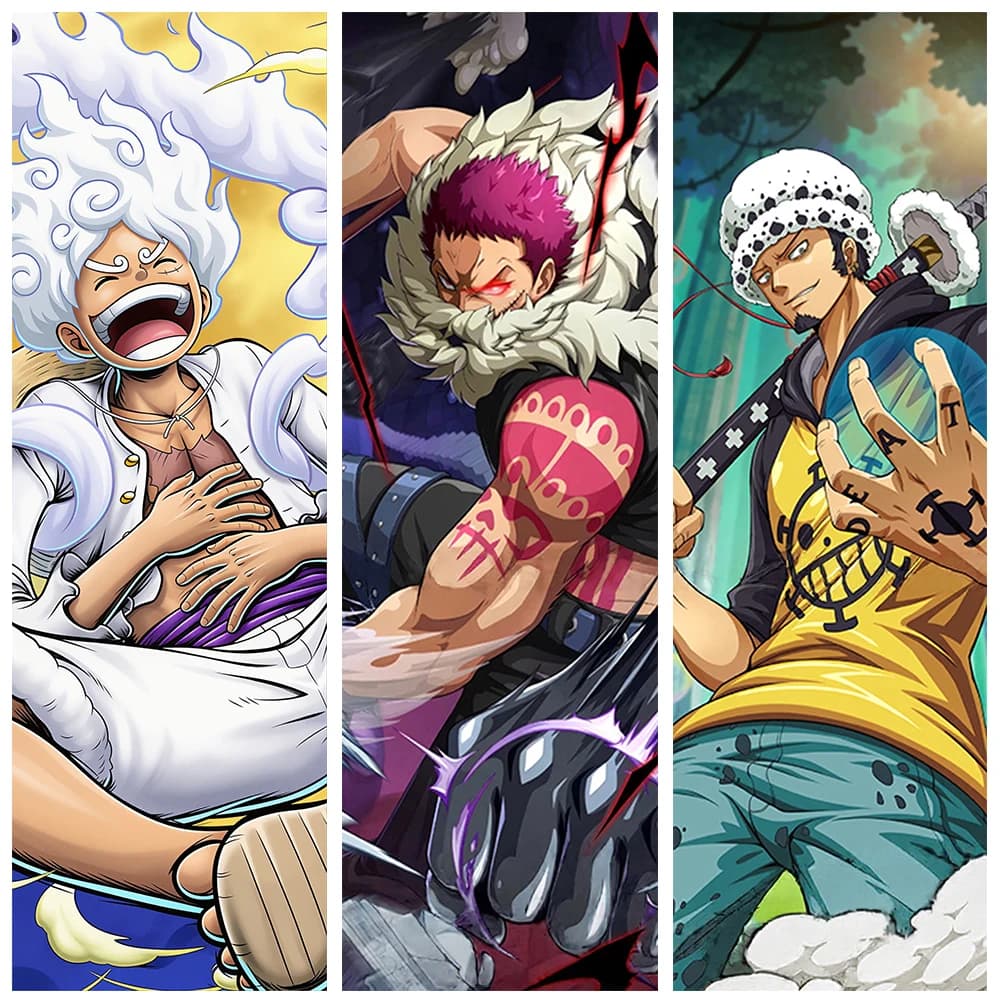New Diamond Art Piece Anime Luffy Zoro Sanji Full Diamond Mosaic Cross Stitch Kit DIY Home Decor Painting Kits for Adults