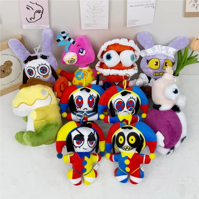 The Amazing Digital Circus Nuovo Arrivo: Peluche a Tema Anime, Morbidi Giocattoli Imbottiti, Regali Ideali per gli Amanti degli Anime