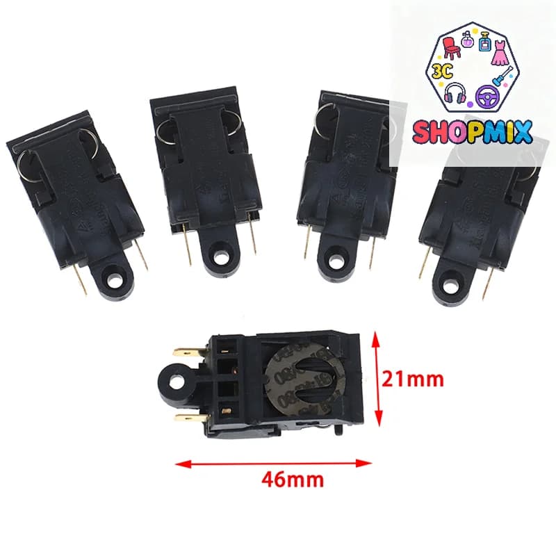 5 pcs. Switch Thermostat Heater 16A, Pressure Switch Electric Kettle