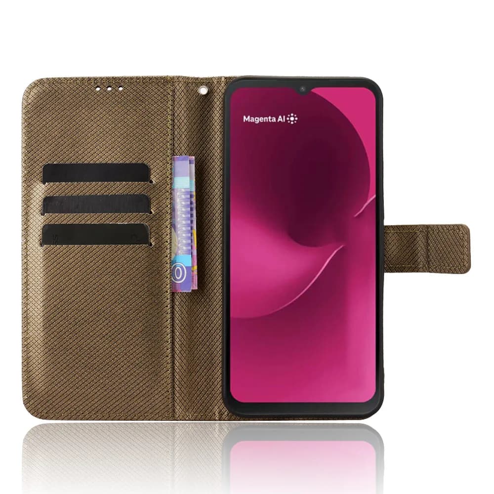 Custodia Protettiva in Pelle con Funzione Stand per Xiaomi Poco C65, Cover a Portafoglio con Slot per Carte per Xiaomi Poco C65 C 65