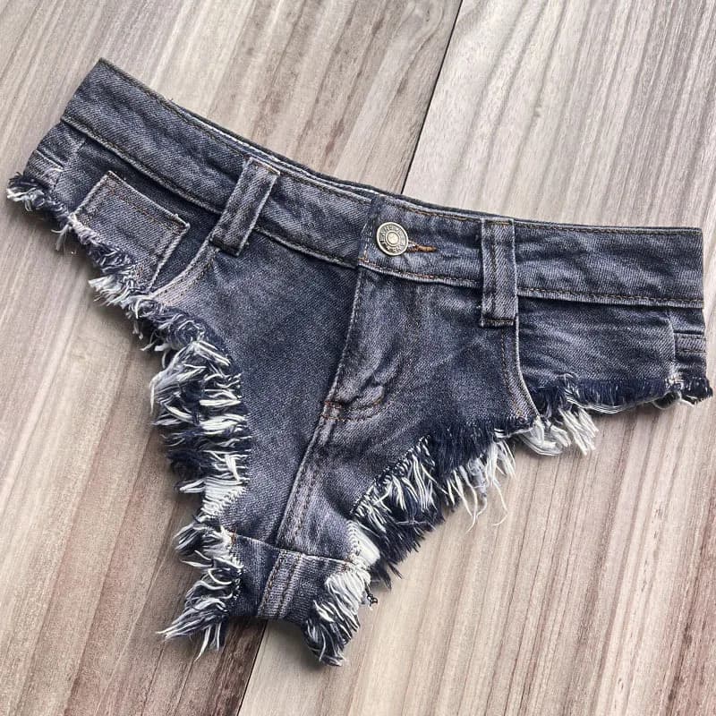 Y2k Denim Skinny Jean Shorts Donna Nightclub Foro sexy Vita bassa Super Shorts Pantaloni caldi europei e americani
