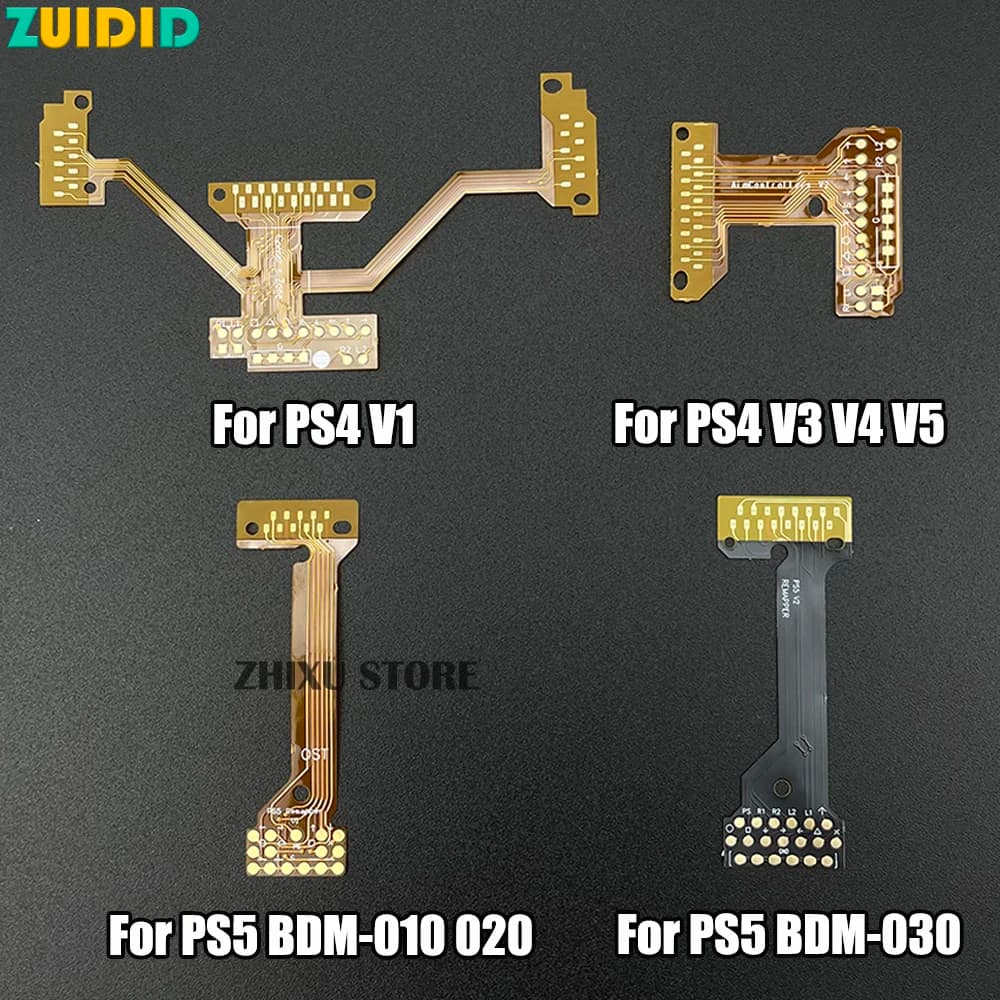 ZUIDID 1-10 Pezzi Scheda Remapper Facile da Saldare con Cavo FPC per PS5 PS4 Dual Sense BDM-010 BDM-020 030 V1 V3 V4 V5 Paddle