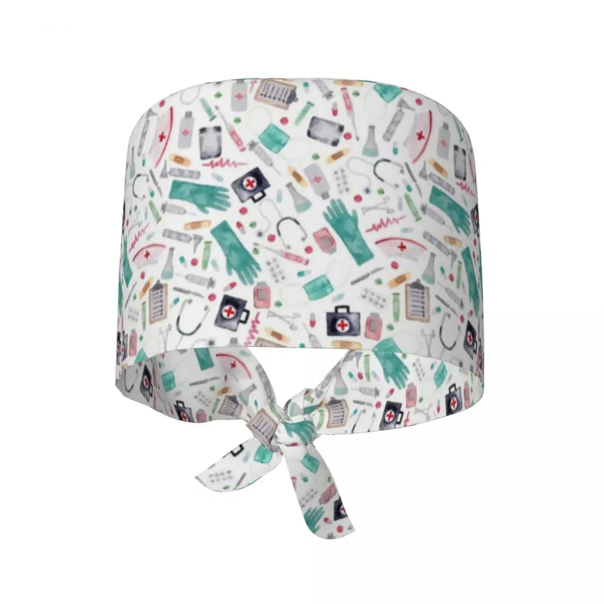 Modello medico Acquerello Lab Chirurgo Berretti chirurgici Toelettatura animali Infermieristica Cappelli da lavoro Berretto Retro Uomo Donna Cappelli per scrub